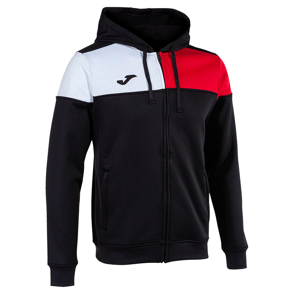 Joma Crew V Full Zip Sweatshirt Schwarz 11-12 Years Junge Joma Crew V Full Zip Sweatshirt Schwarz 11-12 Years Junge von Joma