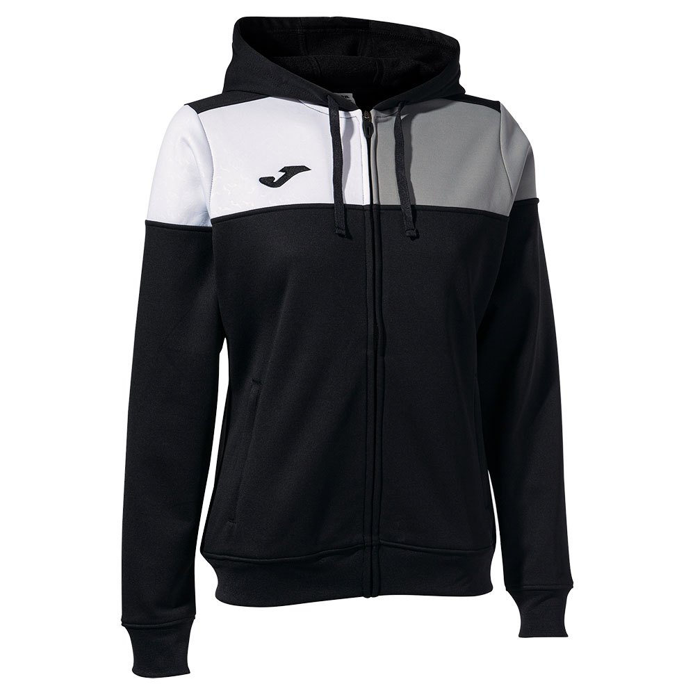 Joma Crew V Full Zip Sweatshirt Schwarz S Frau von Joma