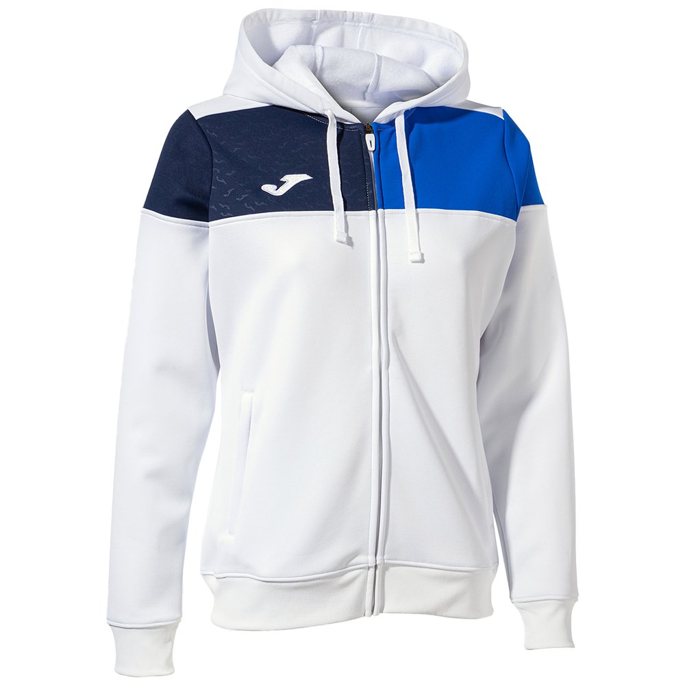 Joma Crew V Full Zip Sweatshirt Weiß 11-12 Years Junge von Joma