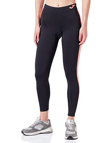 Joma Damen Kombi Basic Lange Sporthose, Schwarz-Koralle, L Joma Damen Kombi Basic Lange Sporthose, Schwarz-Koralle, L von Joma