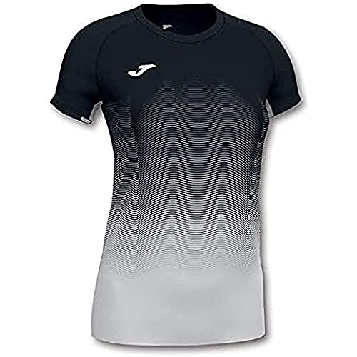 Joma Damen Elite Laufshirt, Schwarz-Weiss, S Joma Damen Elite Laufshirt, Schwarz-Weiss, S von Joma