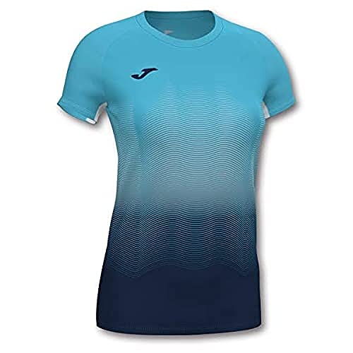 Joma Damen Elite Vii Laufshirt, Türkis-Marineblau, S Joma Damen Elite Vii Laufshirt, Türkis-Marineblau, S von Joma