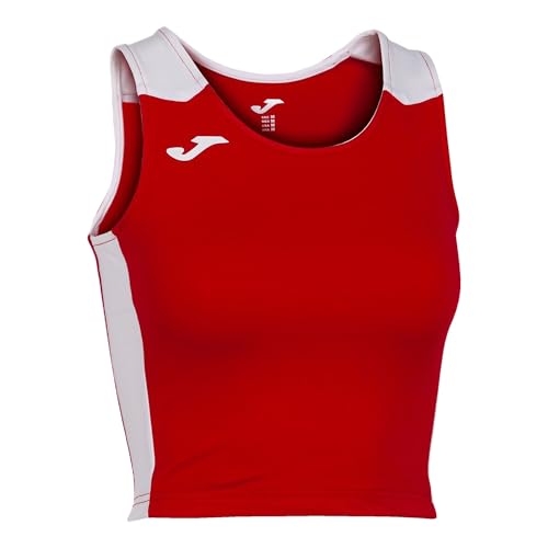Joma Débardeur Court Femme Record II L Rot/Weiß Joma Débardeur Court Femme Record II L Rot/Weiß von Joma