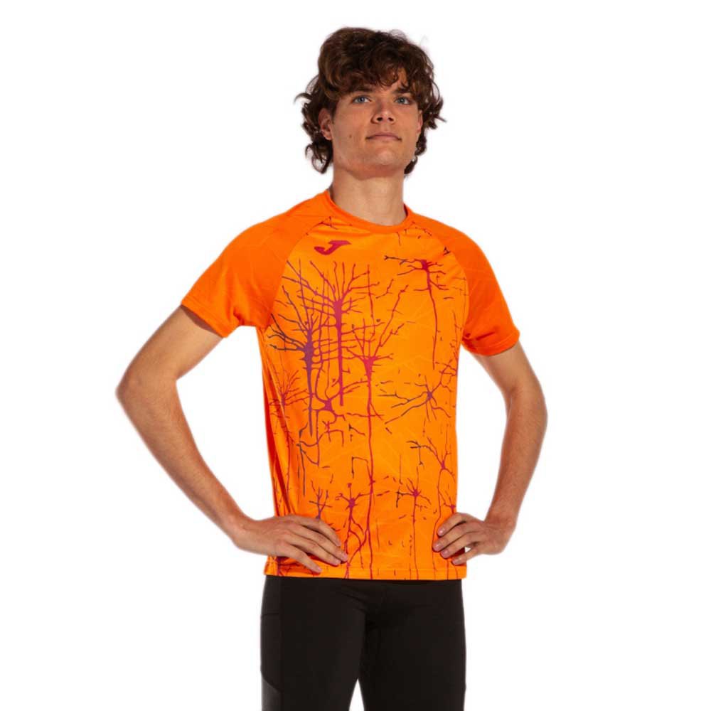 Joma Elite Ix Short Sleeve T-shirt Orange M Mann von Joma