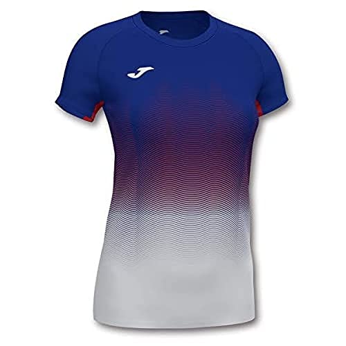 Joma Mädchen Elite Vii Laufshirt, Königsblau/Weiß, XXS von Joma