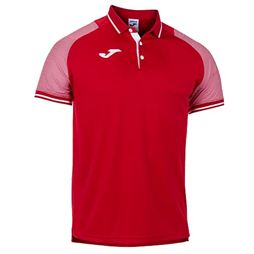Joma Mens Essential Ii Herren-Poloshirt, Rot, 3XS Joma Mens Essential Ii Herren-Poloshirt, Rot, 3XS von Joma