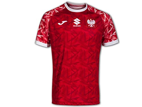 Joma Frauen-Handballtrikot Polen 2022/23, Rot/Weiß, XL, Kurzarm, Lockere Passform, Raglan, Rundhals, 100% Polyester Joma Frauen-Handballtrikot Polen 2022/23, Rot/Weiß, XL, Kurzarm, Lockere Passform, Raglan, Rundhals, 100% Polyester von Joma