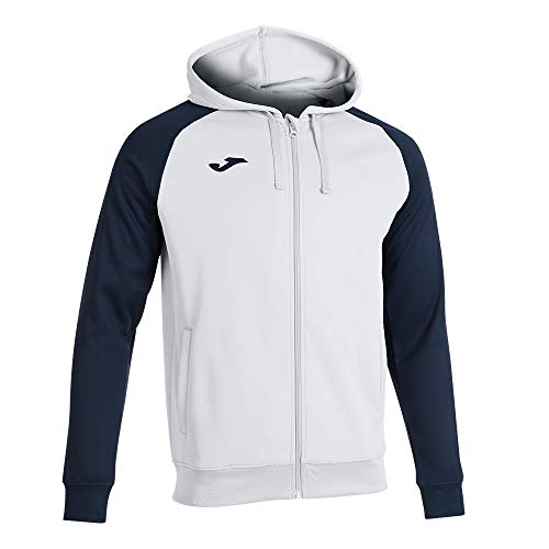 Joma Academy IV Herren-Kapuzenpullover, Marineblau, Weiß, Weiß-Marineblau, Large von Joma