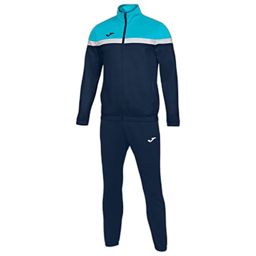 Joma Herren Donau Trainingsanzug, Marineblau, Türkis, fluoreszierend, L von Joma