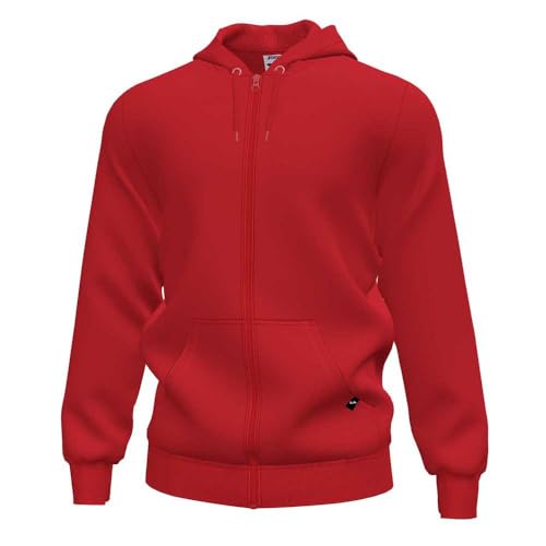 Joma Herren Jungle Kapuzenjacke Kapuzenpullover, rot, 12-14 años von Joma