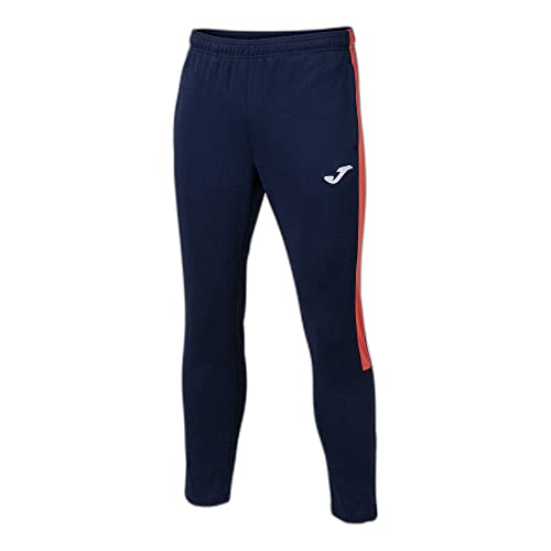 Joma Herren Lange Hose Eco Championship Sporthose, Marineblau, Neonorange, XXXL von Joma