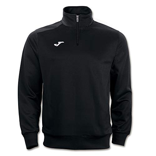 Joma Herren Rotal Faraon Halb-Zip Sweatshirt, Schwarz(Negro - 100), XL von Joma