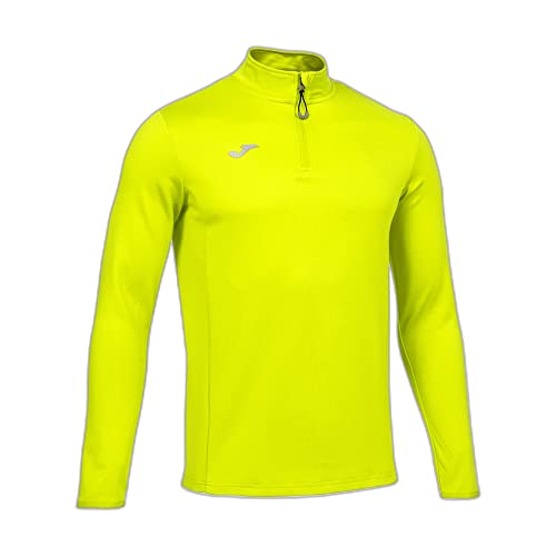 Joma Herren Sweatshirt Running Night, Neongelb, XXXS von Joma