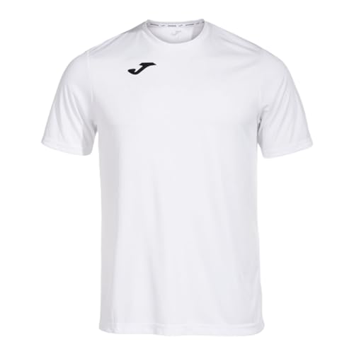 Joma - Herren Kurzarm-Sport-T-Shirt - Leicht und atmungsaktiv - Ideal für alle Sportarten - Combi 4XS-3XS- Weiß von Joma