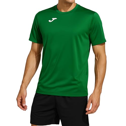 Joma - Herren Kurzarm-Sport-T-Shirt - Leicht und atmungsaktiv - Ideal für alle Sportarten - Combi XS- Grün von Joma