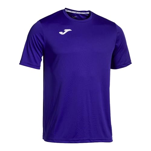 Joma - Herren Kurzarm-Sport-T-Shirt - Leicht und atmungsaktiv - Ideal für alle Sportarten - Combi M- Lila von Joma