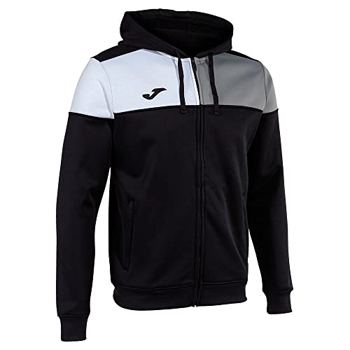 Joma Jacke mit kapuze mann Crew V schwarz grau weiss Joma Jacke mit kapuze mann Crew V schwarz grau weiss von Joma