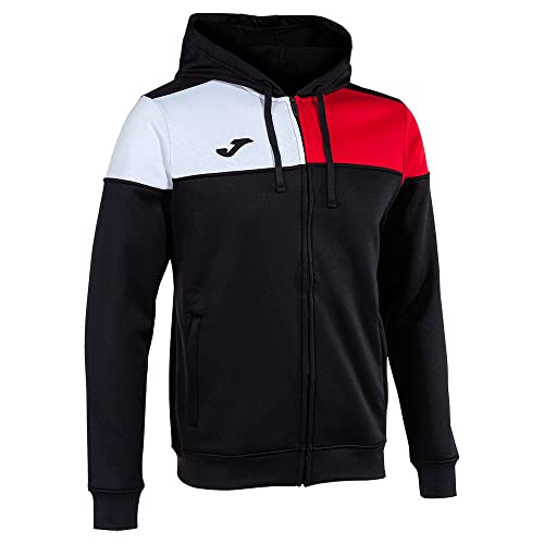 Joma Jacke mit kapuze mann Crew V schwarz rot weiss von Joma