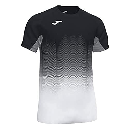 Joma Jungen Elite Vii Laufshirt mit kurzen Ärmeln, Schwarz-Weiss, XXS Joma Jungen Elite Vii Laufshirt mit kurzen Ärmeln, Schwarz-Weiss, XXS von Joma