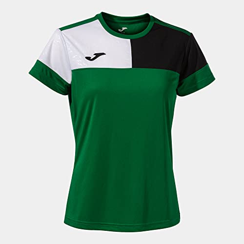 Joma Kurzarmshirt Frau Crew V grün schwarz Weiss Joma Kurzarmshirt Frau Crew V grün schwarz Weiss von Joma