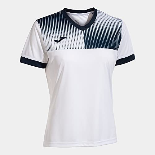 Joma Kurzarmshirt Frau Eco Supernova Weiss Marineblau Joma Kurzarmshirt Frau Eco Supernova Weiss Marineblau von Joma
