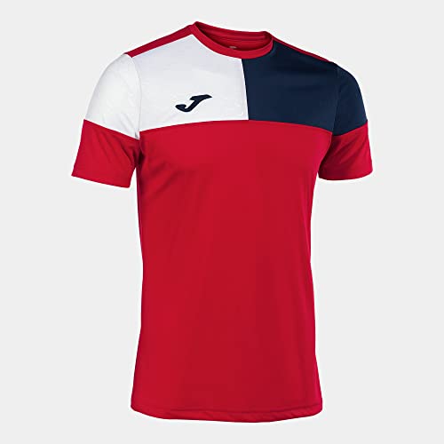 Joma Kurzarmshirt Mann Crew V rot Marineblau Weiss Joma Kurzarmshirt Mann Crew V rot Marineblau Weiss von Joma