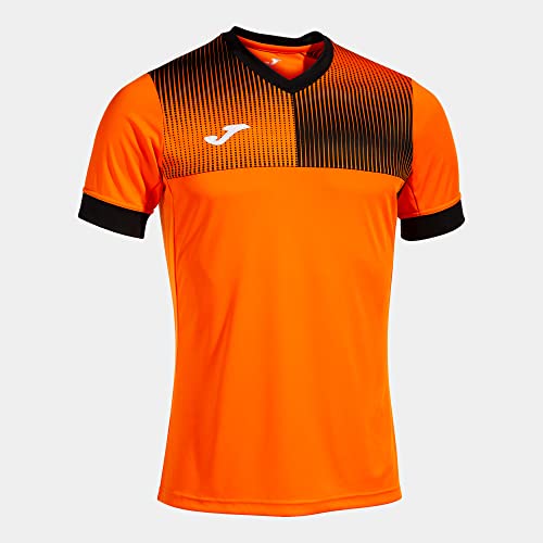 Joma Herren Kurzarmshirt Mann Eco Supernova Tshirt, Orange Schwarz, L EU Joma Herren Kurzarmshirt Mann Eco Supernova Tshirt, Orange Schwarz, L EU von Joma