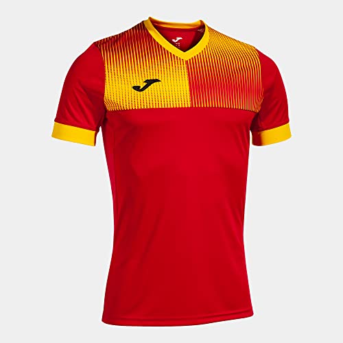 Joma Kurzarmshirt Mann Eco Supernova rot gelb Joma Kurzarmshirt Mann Eco Supernova rot gelb von Joma