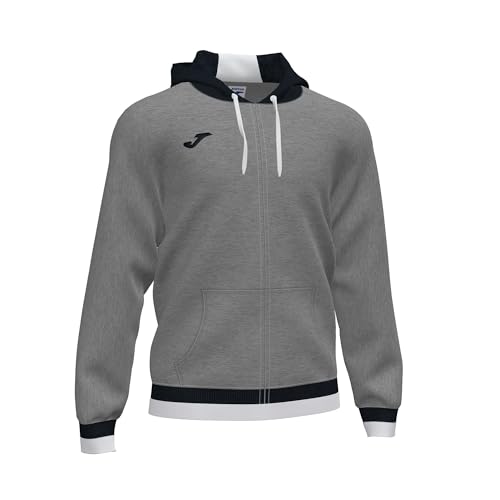 Joma L Komfort-Kapuzenjacke II, Grau Melange-Schwarz, L Joma L Komfort-Kapuzenjacke II, Grau Melange-Schwarz, L von Joma