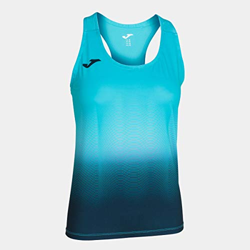 Joma Mädchen Elite Vii Lauf-Tanktop, Türkis-Marineblau, 4XS-3XS Joma Mädchen Elite Vii Lauf-Tanktop, Türkis-Marineblau, 4XS-3XS von Joma