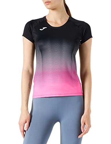 Joma Mädchen Elite Vii Laufshirt, Schwarz/Rosa, XS Joma Mädchen Elite Vii Laufshirt, Schwarz/Rosa, XS von Joma