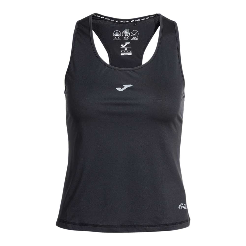Joma R-nature Sleeveless T-shirt Schwarz 2XL Frau Joma R-nature Sleeveless T-shirt Schwarz 2XL Frau von Joma