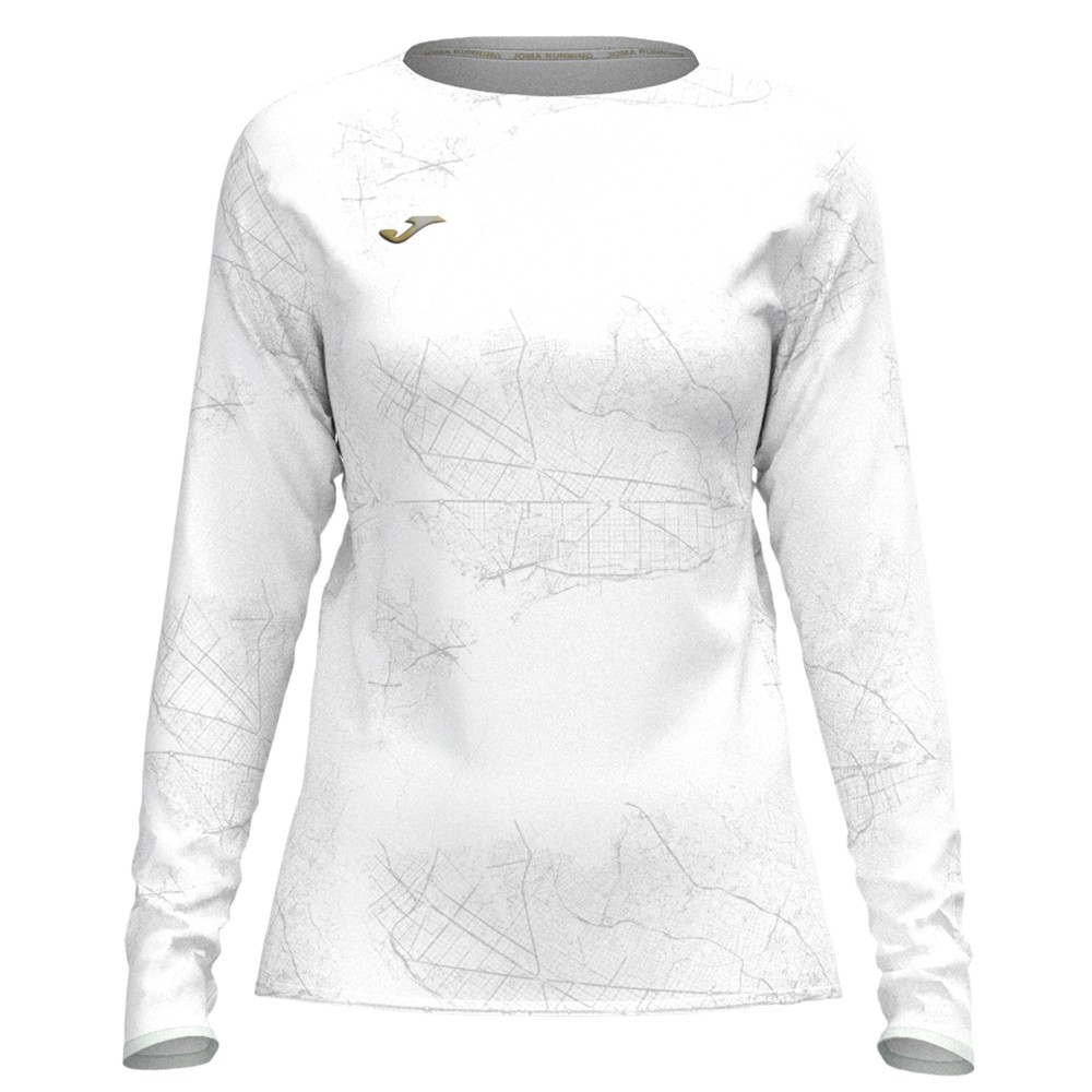 Joma R-night Long Sleeve T-shirt Weiß M Frau von Joma