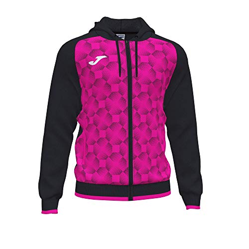 Joma Supernova III Hoodie Schwarz Fluor Pink, 102262.118.2XS Joma Supernova III Hoodie Schwarz Fluor Pink, 102262.118.2XS von Joma
