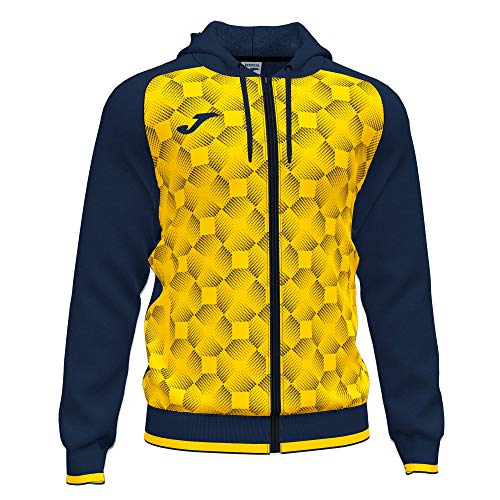 Joma Herren Chaqueta Con Capucha Supernova Iii Gewichtete Jacken, Marineblau Gelb, XXS EU von Joma