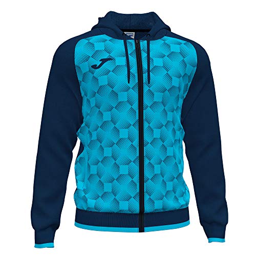 Joma Supernova Iii Fluor Türkis Kapuzenjacke, 102262.342.2XS von Joma