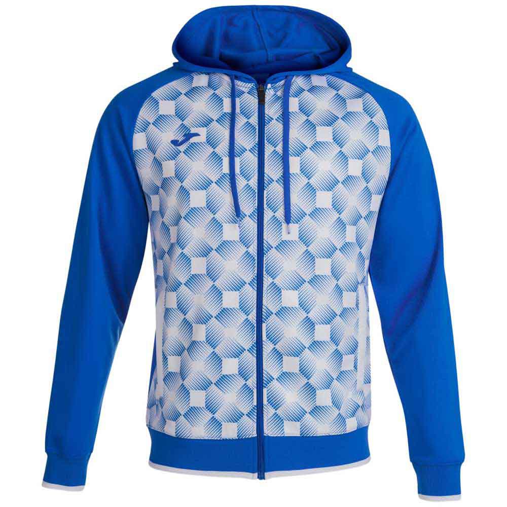 Joma Supernova Iii Full Zip Sweatshirt Weiß,Blau S Mann von Joma