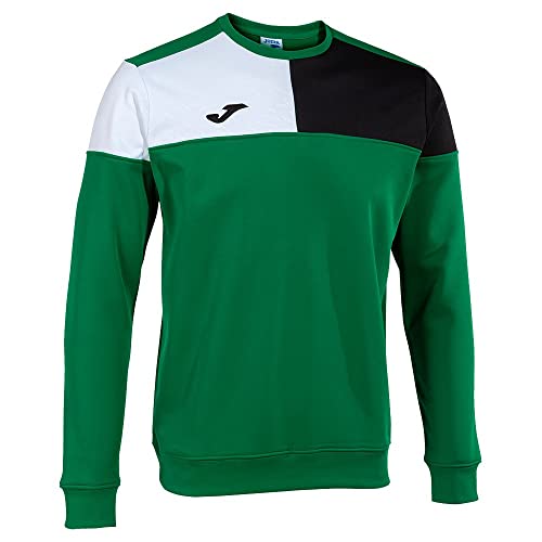 Joma Herren Mann Crew V Sweatshirt, Grün/Schwarz/Weiß, XL EU Joma Herren Mann Crew V Sweatshirt, Grün/Schwarz/Weiß, XL EU von Joma