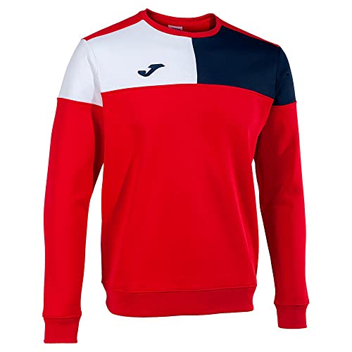 Joma Sweatshirt Mann Crew V rot Marineblau Weiss von Joma