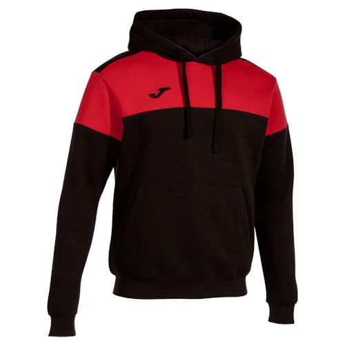 Joma Sweatshirt mit Kapuze Mann Crew V schwarz rot von Joma