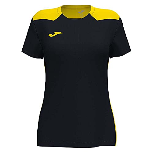 Joma T-Shirt Kurzarm Championship VI Schwarz Gelb, 901265.109.L von Joma