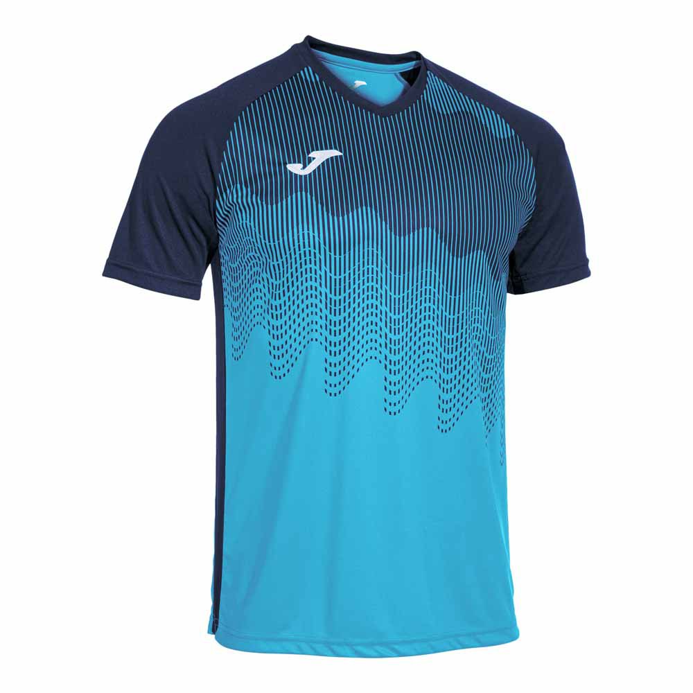 Joma Tiger Vi Short Sleeve T-shirt Blau,Schwarz 7-8 Years Junge Joma Tiger Vi Short Sleeve T-shirt Blau,Schwarz 7-8 Years Junge von Joma