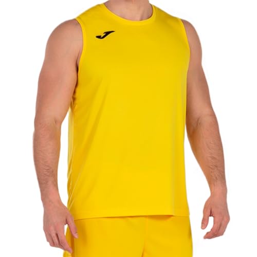 Joma Trikot Sans Manches Basket Combi, Unisex, Uniquenumber, gelb, XXL-3XL von Joma