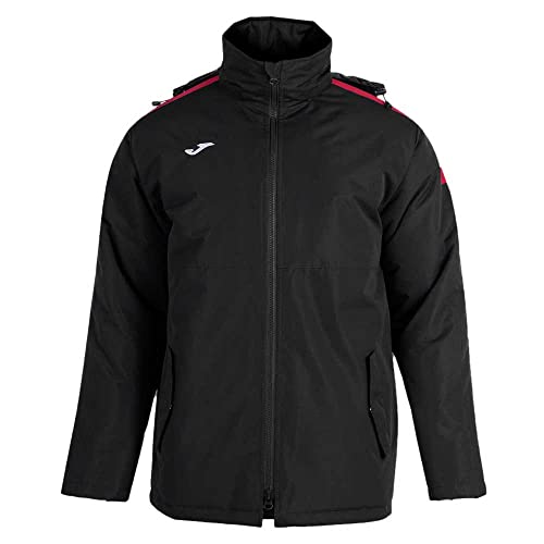 Joma Unisex 2XL Anorak Trivor, Schwarz/Rot, XXL Joma Unisex 2XL Anorak Trivor, Schwarz/Rot, XXL von Joma