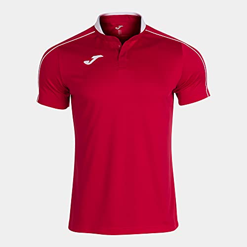Joma Unisex 2XS Kurzarm-Poloshirt, Scrum, rot, XXS von Joma