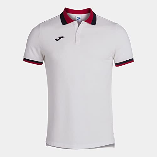 Joma Unisex M Poloshirt, Kurze Ärmel, Komfort II, weiß, M Joma Unisex M Poloshirt, Kurze Ärmel, Komfort II, weiß, M von Joma