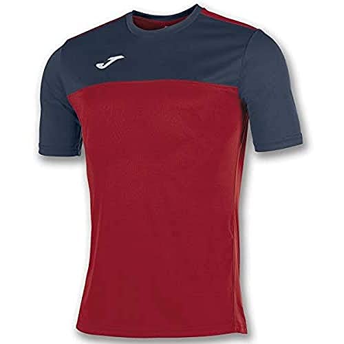 Joma Jungen Winner Equip T-Shirts M/C, Rot-Marineblau, XS von Joma