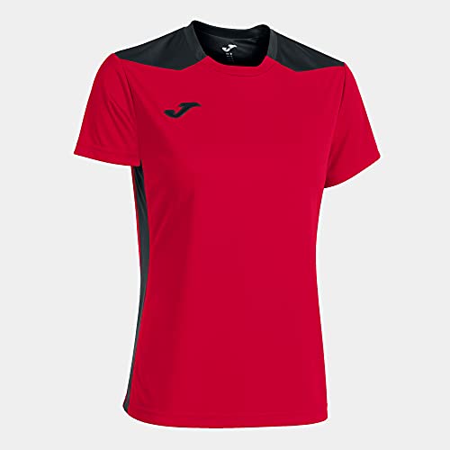 Joma Damen 901265.601.m Oberkörper, Rot-schwarz, M EU von Joma