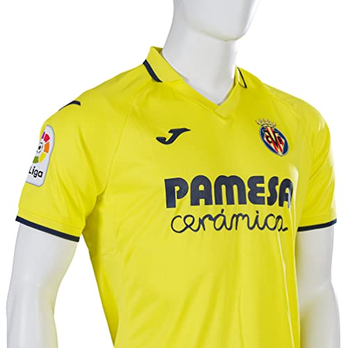 Villarreal CF Offizielles Kinder-Match-Shirt Erste Ausstattung 22/23, Kurze Arme, Unisex, Gelb, 14 Jahre von Joma