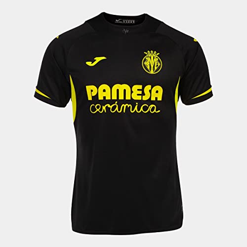 Villarreal CF Offizielles Match-Shirt Dritte Ausstattung 22/23, hirt mit kurzen Armen, Unisex, Schwarz, L von Joma